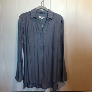 beachlunchlounge Blue and White Stripe Tunic